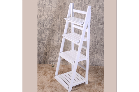 Ladder Shelf White